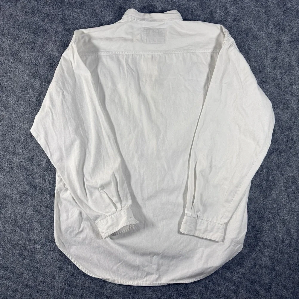 VTG Levis Florida Gators Men Button Up Shirt XL White Long Sleeve 90s Y2K